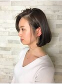 【小鳥居】大人可愛い艶カラーボブ30代40代50代