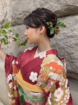 チェスト 姫路店(CHEST) ヘアセット【成人式】グレーベージュ 30代/40代/50代