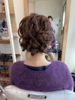 ロカット サロン(Roquat Salon)&nbsp;ロングシニヨンアレンジ袴、卒業式に【ヘアセット/立川/立川南】