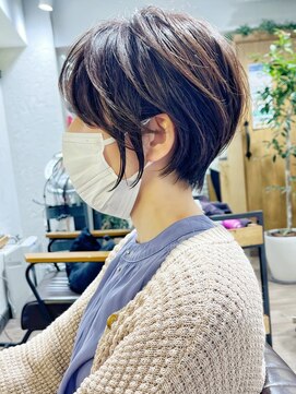 アヴァロン(AVALON) 絶壁解消/ひし形/前下がり/大人ショートボブ/30代/40代★猪狩★