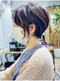 絶壁解消/ひし形/前下がり/大人ショートボブ/30代/40代★猪狩★