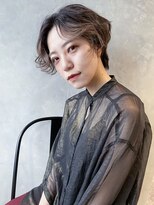 アイティーバイアルバム 下北沢店(IT by ALBUM)&nbsp;らふパーマショート_ホワイトグレージュネビージュ_59101