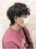 ウルフ × パーマ