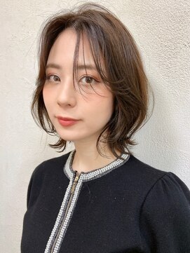 ハウスアンドヘアーワークス(House&Hair works) 前髪長め大人小顔ショート30代40代50代　藤沢