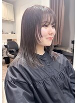 ギフト(GIFT)&nbsp;レイヤーロング/パープルブラック/ヘルシースタイル