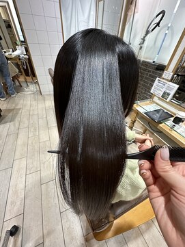 プラグ バイ ネオリーブ(plug by neolive) 大人ガーリー/チョコレート×髪質改善 [髪質改善/縮毛矯正] K