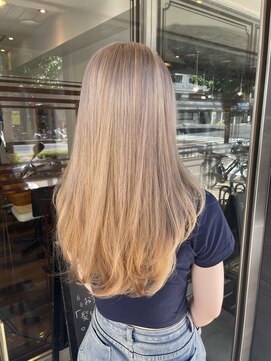 ヘアーアンドビュー ティーリタ 蕨(RITA) ▽ハイレイヤー×ブロンド▽