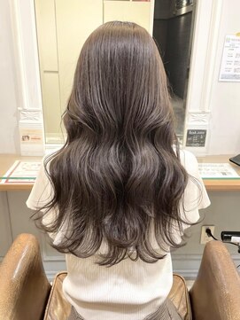 キャンバス バイ ネオリーブ 横浜西口(Canvas by neo.) フォギーベージュ韓国レイヤー顔周りカット【横浜】