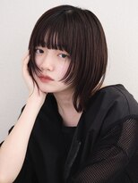 イメチェンヘアスタイル ハッシュカット フルバング 似合わせ