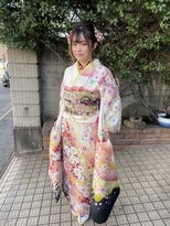 アクアマリン8810 ハチハチイチゼロ(AQUA MARINE 8810)&nbsp;美髪/切りっぱなしボブ/ピンクブラウン/エアリーロング/北習志野