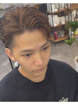 オーバー(OVER) #メンズパーマ#下関美容室#下関市立大学#メンズカット