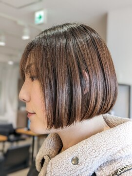 ケーオーエスビューティー(K O S beauty) 柔らかぱっつんミニボブ!