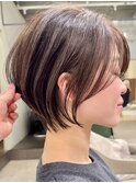 10代20代30代40代小顔顔まわり似合わせ耳かけショート