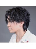 縦落ちショートセンターパート