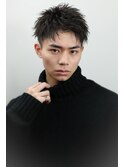 スパイキーアップバング