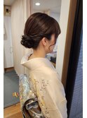 訪問着着付け＋ヘアセット