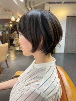 ポタム 東中野(potamu)&nbsp;前下がりショートボブ