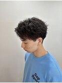 姫路メンズ/フェザーパーマショート