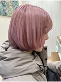 【かほ】ハイトーン×ホワイトピンクベージュ