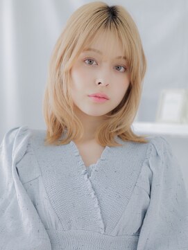 モッズヘア 越谷(mod's hair) フレンチカジュアル外ハネカールモテくびレイヤーa越谷20代30代
