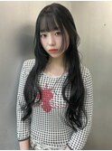 くびれヘア/アプリコットオレンジ/夏のヘアアレンジ/梅田