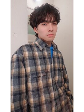 メンズレコ 渋谷(MEN'S LECO) マッシュウルフスタイル