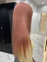ラピス 渋谷本店(Lapis)&nbsp;ピンクベージュカラー/髪質改善/ストレート/韓国風