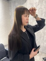 ジーナ 博多(Zina)&nbsp;オリーブベージュ×ロングヘア