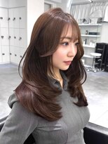 エル バイ アンキシム(elu by AHNKISM)&nbsp;韓国風レイヤーカット顔まわりくびれオルチャン 心斎橋