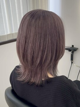 シーバイスリー 綱島(C×3) ウルフカット×ラベンダーグレージュ