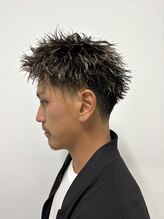 リロウ 大井町(Rellow) テーパーフェード×ツイストスパイキーショート