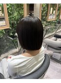 切りっぱなしボブ