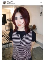 ヨーク(YOLK)&nbsp;【layer cut × wine red】