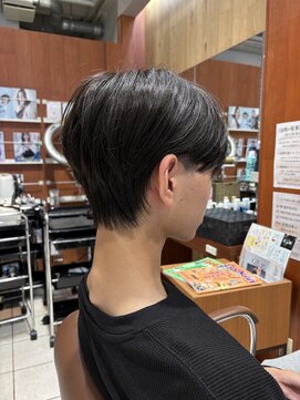 美容室エクストラアーツジャパン(X ARTS JAPAN) センターパート×ダウンパーマ