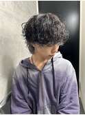 波巻きウルフ パーマ 静岡駅