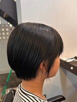 エクファ ヘア リゾート 大津 瀬田店(ex-fa hair resort)&nbsp;ミルクティーブロンド/ダークブルー/デジタルパーマ/大津/瀬田