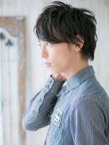 モッズヘアメン 札幌月寒店(mod's hair men) ダークアッシュ清潔感伸ばしかけ七三分け就活ショートr札幌月寒