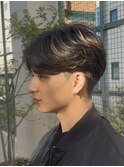 メンズ センターパート カルマパーマ