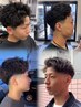 メンズカット+シェービング+ヘッドスパ+フェイシャル炭酸パック ¥5,050