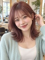 ウト(Uto)&nbsp;レイヤーカット/ピンクベージュ/メテオカラー/髪質改善/四条烏丸