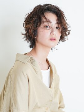 クルー(Creww KYOTO) くしゃっとハンサムボブ