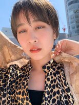 テトヘアー(teto hair) マッシュショート、アッシュブラウン、シースルーバング