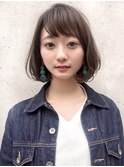 【GARDEN川谷】20代30代大人可愛い小顔ボブ×グレージュ