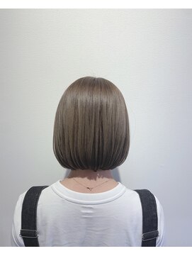 レアング(LeAng) #フラットボブ　#ショコラベージュ