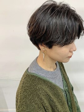 キューズ クラブ(cuz KLUB) 【cuzKLUB】カジュアルショート×ダークオリーブ