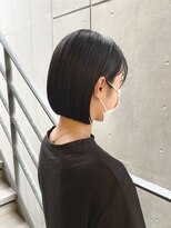 マイラ 銀座(myla)&nbsp;シンプルモード　切りっぱなし前下がりボブ