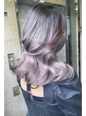 ACE横浜 ペールパープル×レイヤーカット