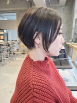 エリマ 調布(elima)&nbsp;黒髪大人ショートボブ/ショートヘア/イルミナカラー/耳かけ/調布