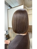 ショコラ 国立谷保(Chocolat)&nbsp;切りっぱなしぱっつんボブ【ショコラオリジナル春色カラー☆】