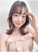 ふんわりくびれ巻き_ショコラベージュボブルフ_28908